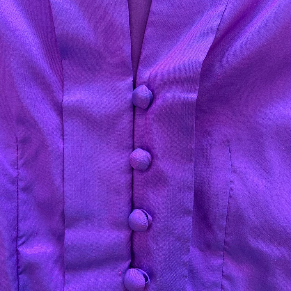 Handmade silk jacket - Picture 3 of 5